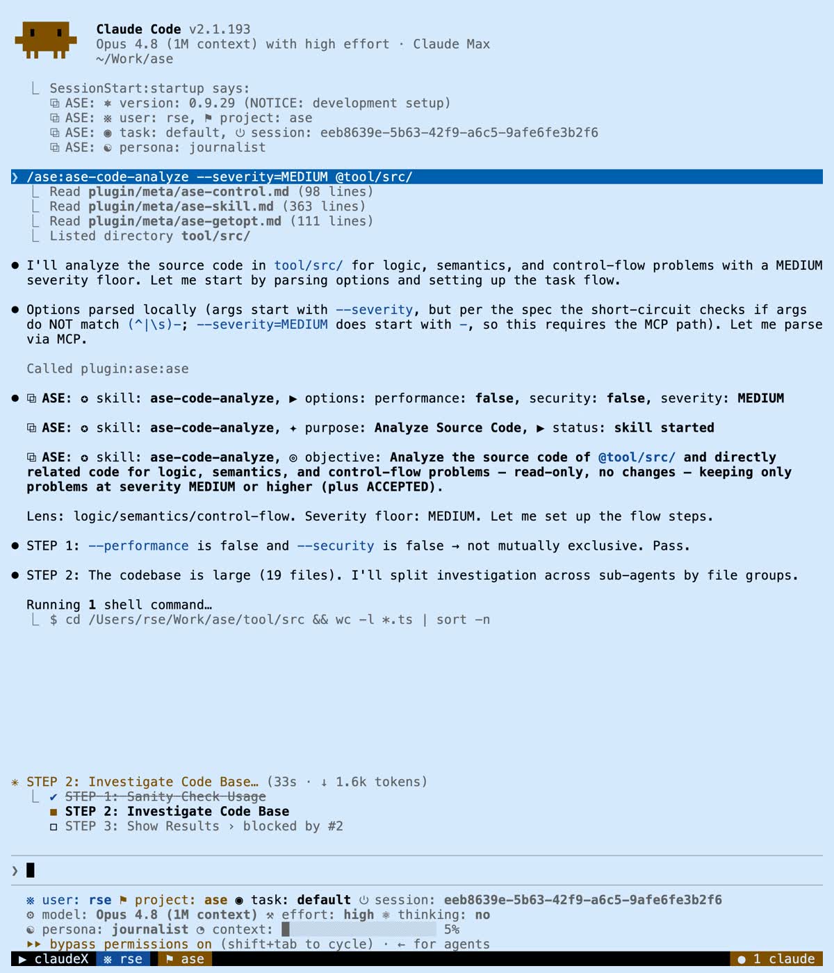 Demo: Analyze code for logic and control-flow defects
